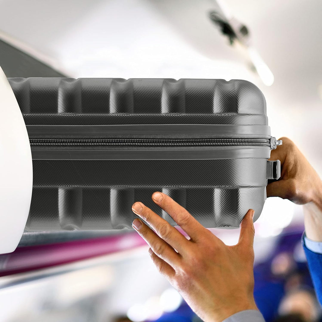 Flight Knight ABS-Hartschalenkoffer Kabinen- und Aufgabegepackoptionen zugelassen fur uber 100 Flugg
