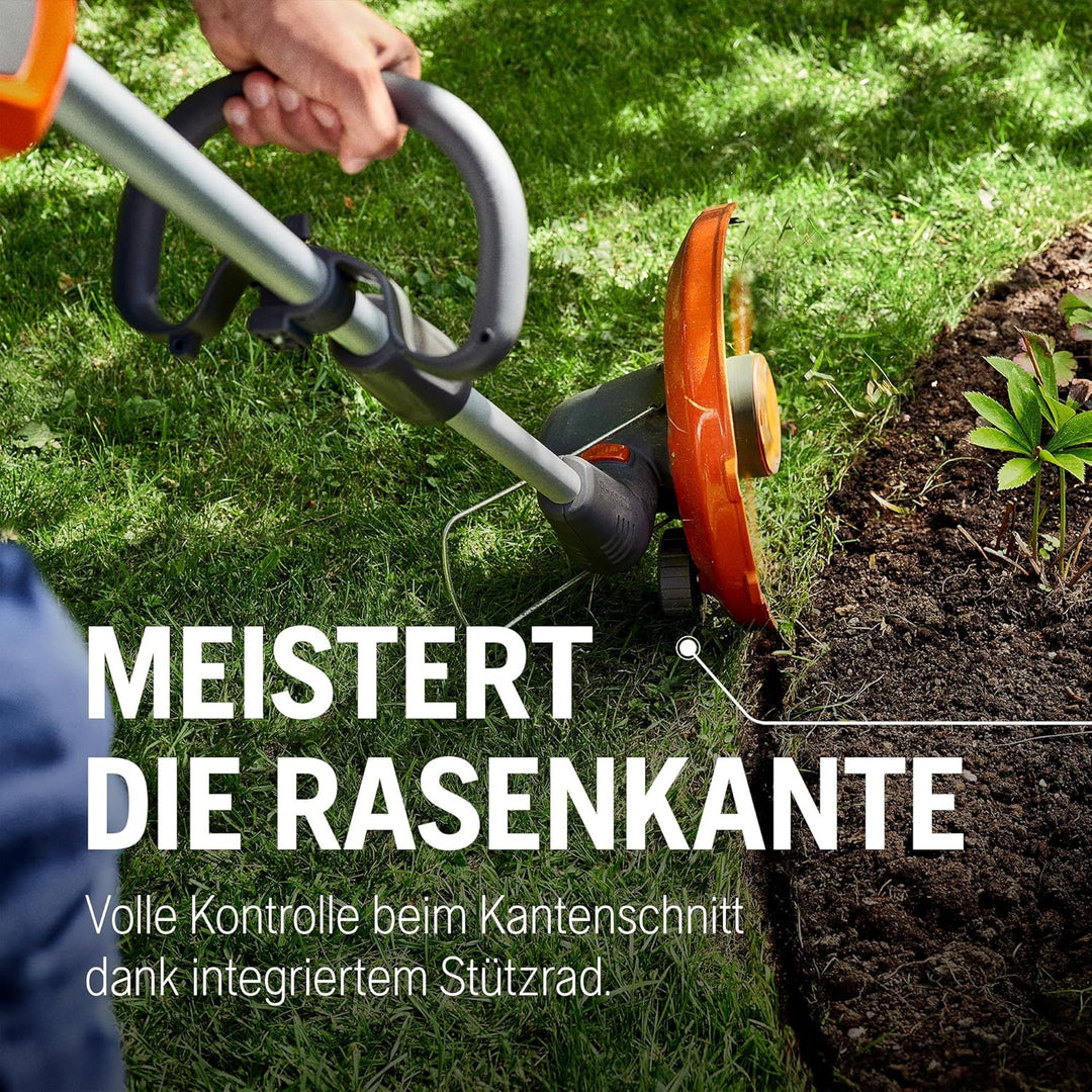 Husqvarna 110iL 36V Akku-Rasentrimmer – Leichtes, leises, vielseitiges Multifunktions-Werkzeug mit K