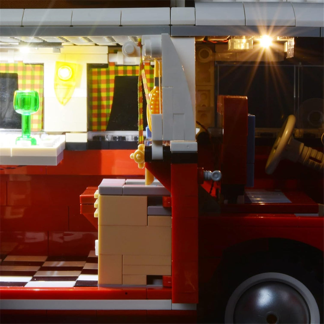 BRIKSMAX Led Licht für Lego T1 Campingbus 10220 - Compatible with Lego Creator Bausteinen Modell - O