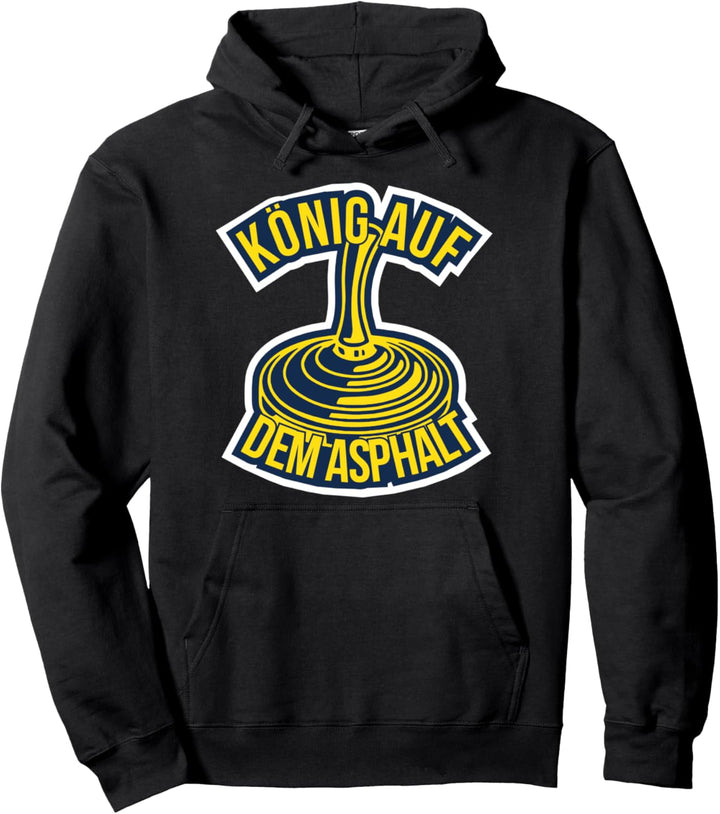 Stockschiessen König Auf Dem Asphalt Stockschütze Pullover Hoodie