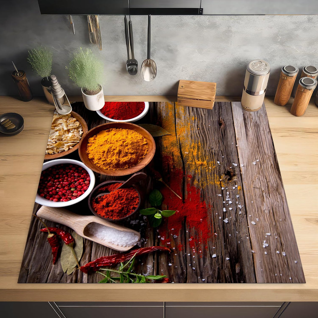 KitchenYeah© Herdabdeckplatte Einteilig Induktionsmatte Küche Abdeckung Ceranfeld Herd Abdeckplatte