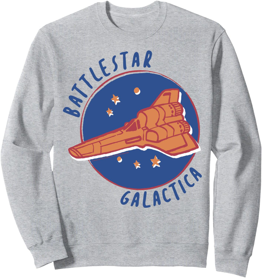 Battlestar Galactica Cartoon Patch Sweatshirt