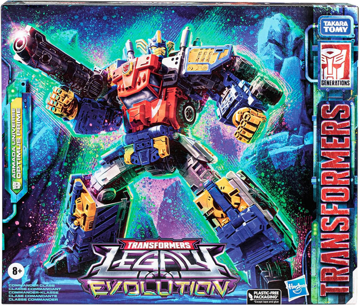 Transformers Legacy Evolution Commander-Klasse Armada Universe Optimus Prime, 19 cm grosse Action-Fi