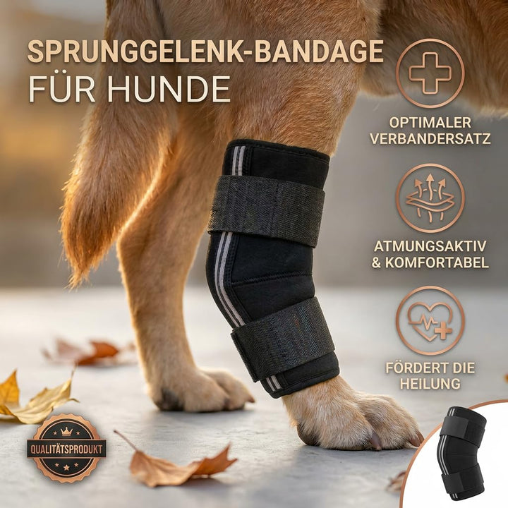Nature Pet Tarsal- / Sprunggelenk Schutz Bandage 135° Winkel für Hunde (XXL 9) 9 XXL, 9 XXL