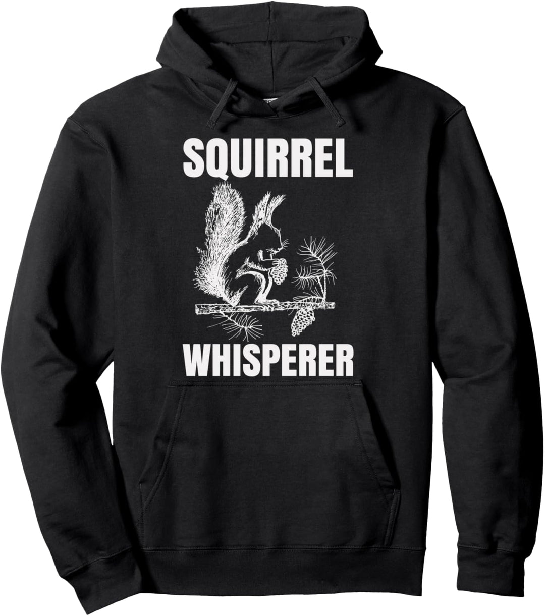 Waldbewohner Tierfreund Waldtier Lustiges Eichhörnchen Pullover Hoodie