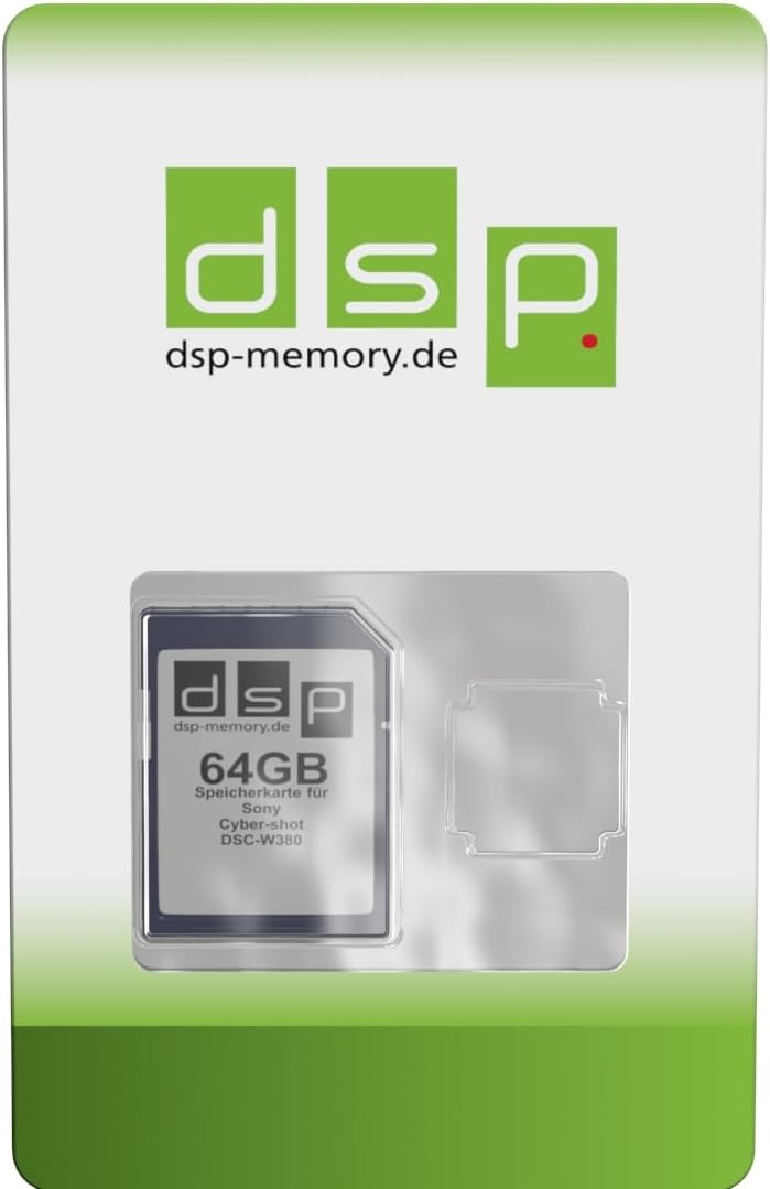 64GB Speicherkarte für Sony Cyber-Shot DSC-W380