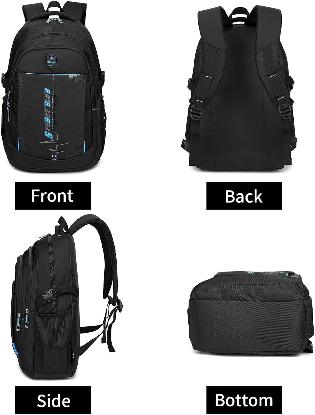 SIVENKE Rucksack Daypack Schulranzen Schultasche Laptop Rucksack Multifunktionale Tagesrucksack Lapt