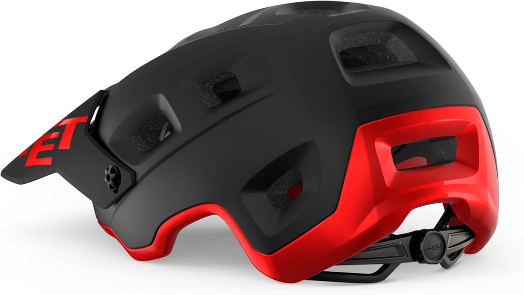 MET Fahrradhelm Terranova 2020 rot schwarz / rot S, schwarz / rot S