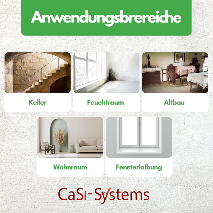 Klimaplatte 25mm Calciumsilikat Dämmplatte, anti Schimmel, für innen, Keller, Feuchtraum, Energiespa