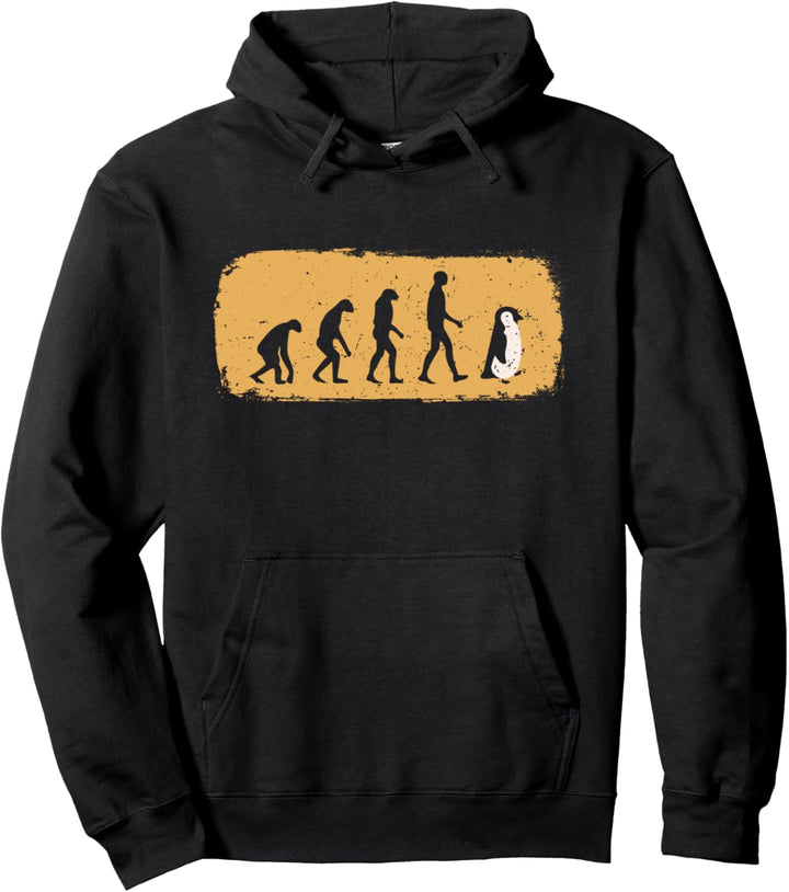 Penguin Evolution Seevogel Königspinguin Pinguin Pullover Hoodie