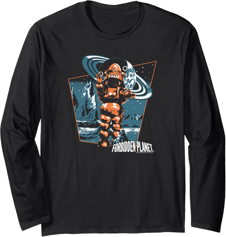 Forbidden Planet Robby Walks Langarmshirt
