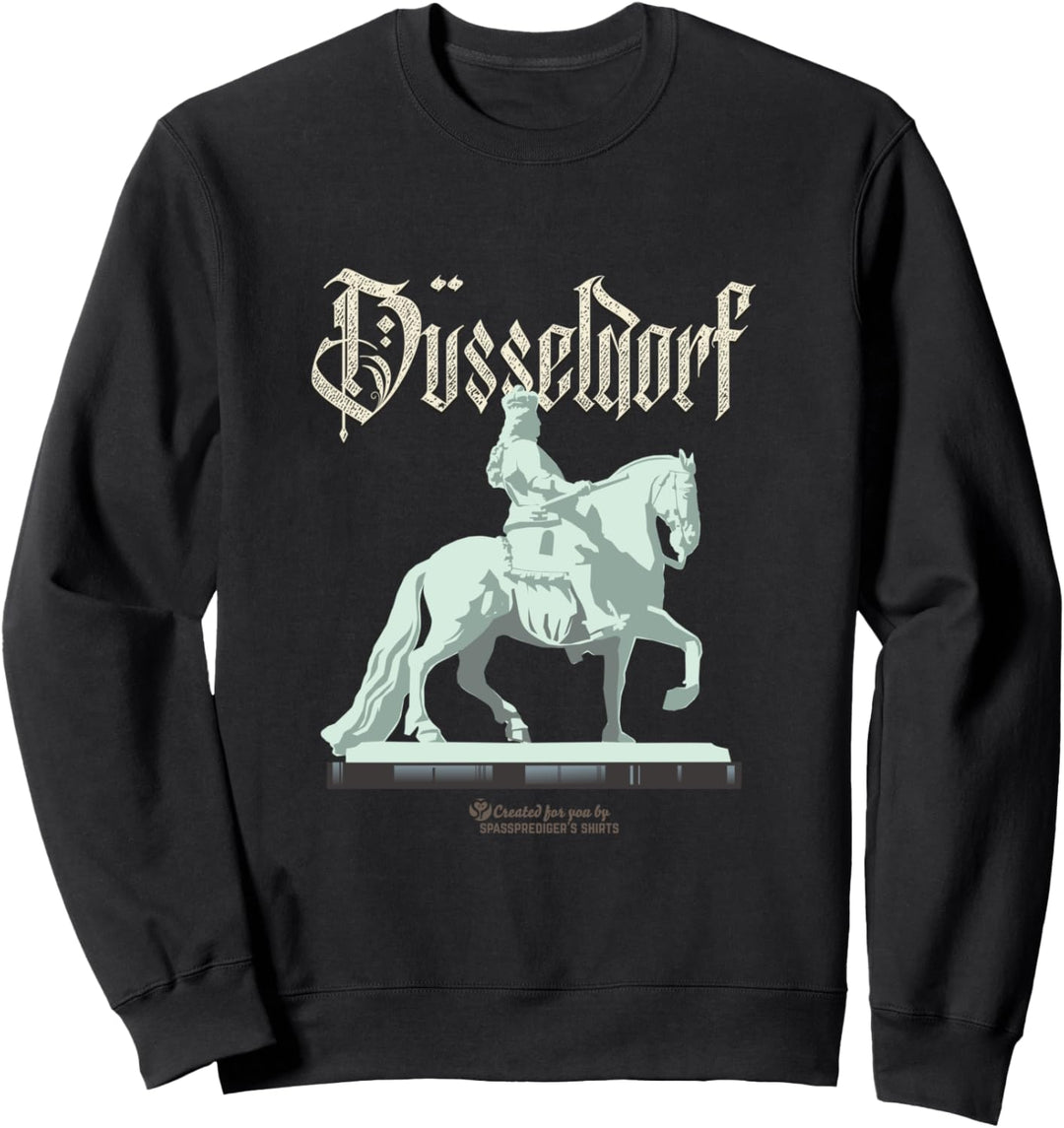 Düsseldorf Altstadt Wahrzeichen Jan Wellem Stadt Düsseldorf Sweatshirt