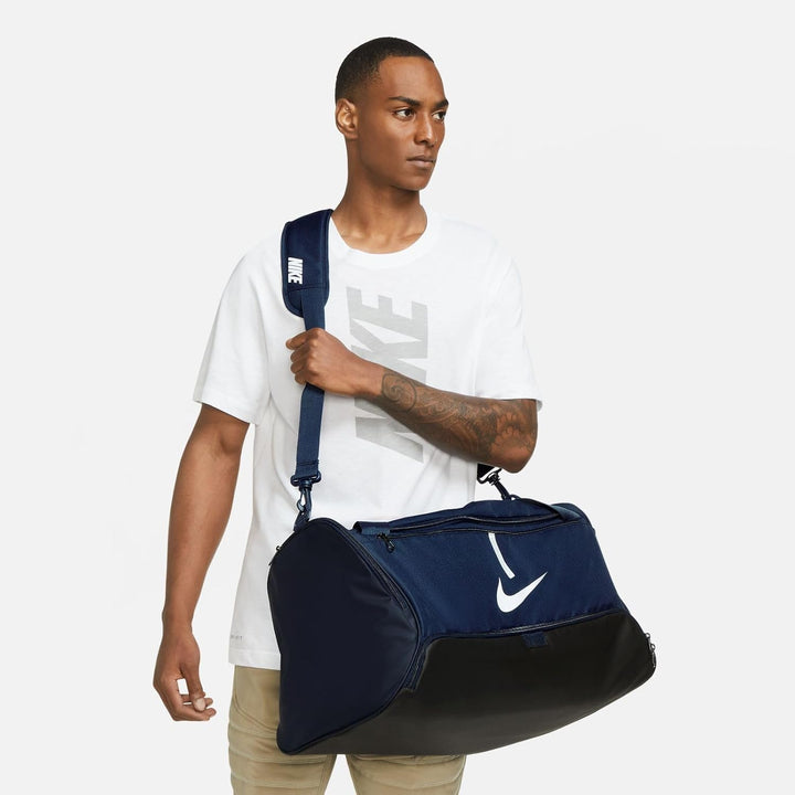 Nike Academy Team Fussball-Sporttasche (Medium, 60 l), CU8090 Midnight Navy/Schwarz/Weiss MISC Singl