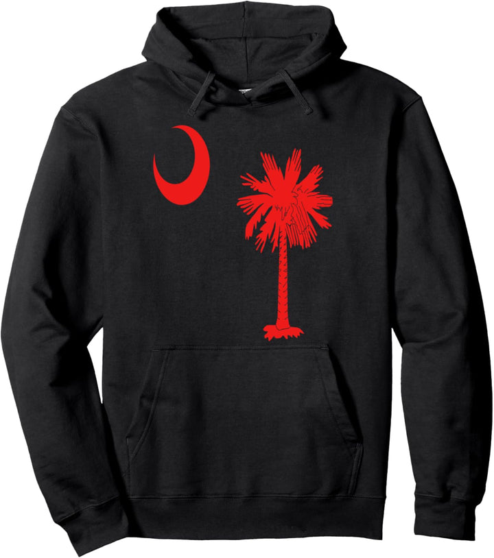 Vintage South Carolina Flagge Pullover Hoodie