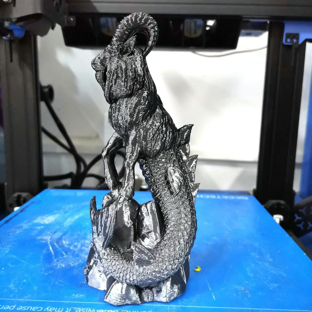 Stronghero3D PLA 3D Drucker Filament 1.75mm PLA Silk Silver Forge PLA Black Genauigkeit +/- 0.05mm n
