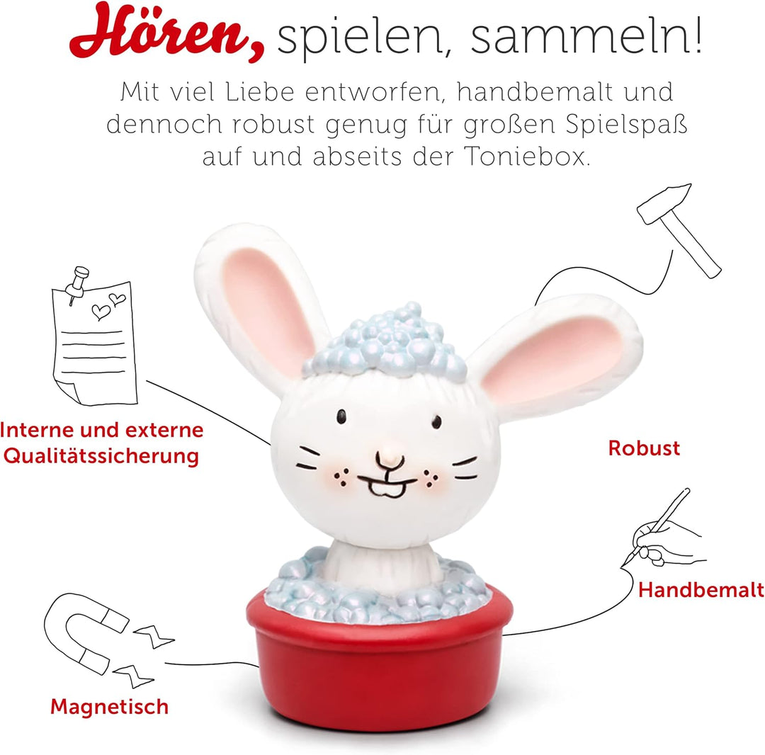 tonies Hörfiguren für Toniebox, Hasenkind - Nur noch kurz die Ohren kraulen? Hasenkinds Mitmach-Gesc