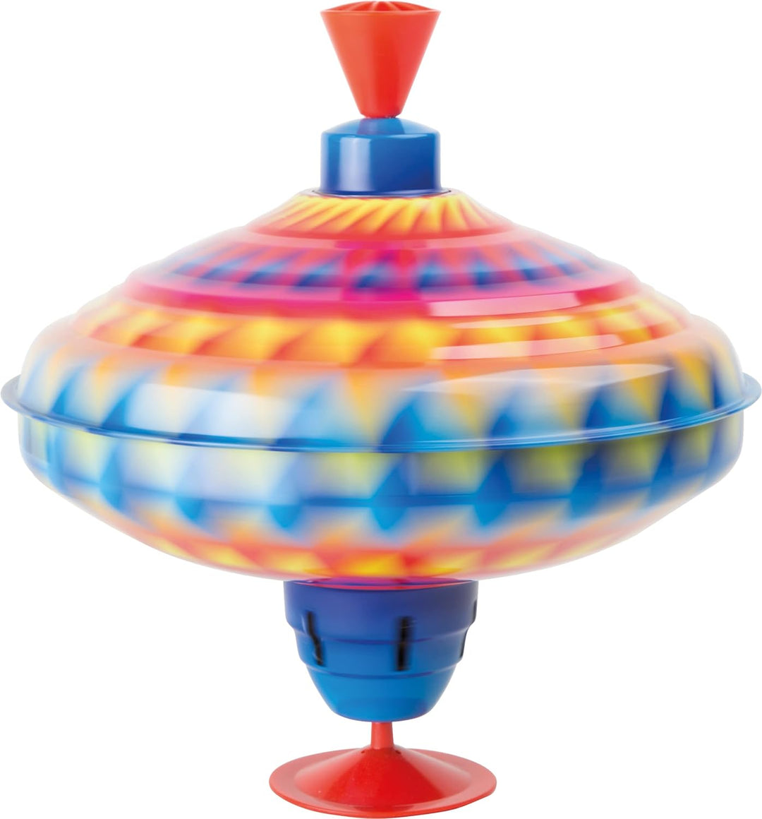 Small Foot Brummkreisel Kunterbunt, schult die Feinmotorik, mit Standfuss aus Gummi, für Kinder ab 1