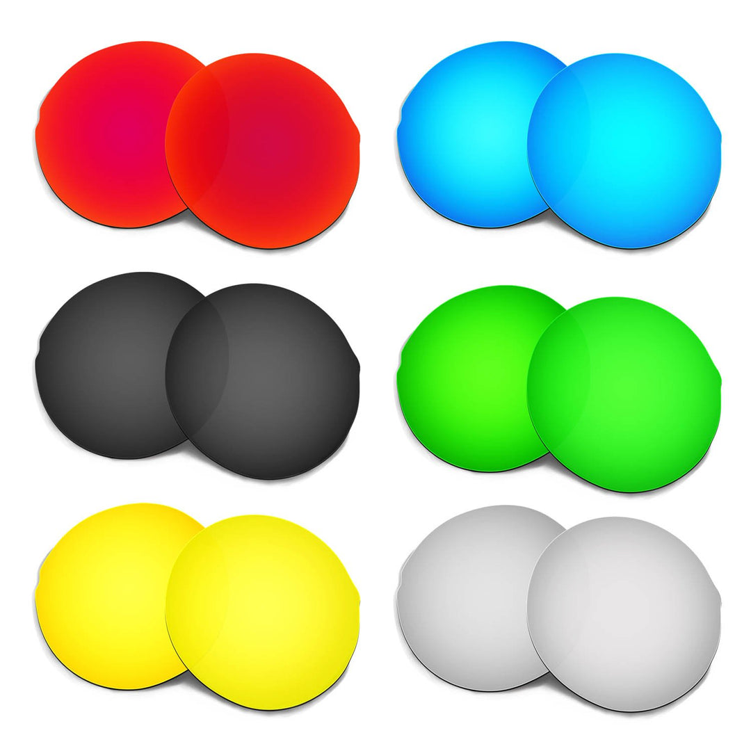 HKUCO Plus Replacement Lenses For Oakley Madman - 6 pair Combo Pack