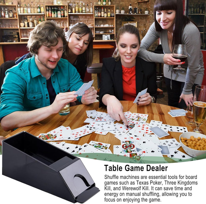 Kartenspender, Kartenschuh | 4/6-Deck-Poker-Dealer-Halter,Wiederverwendbarer Kartenverteiler für Spi
