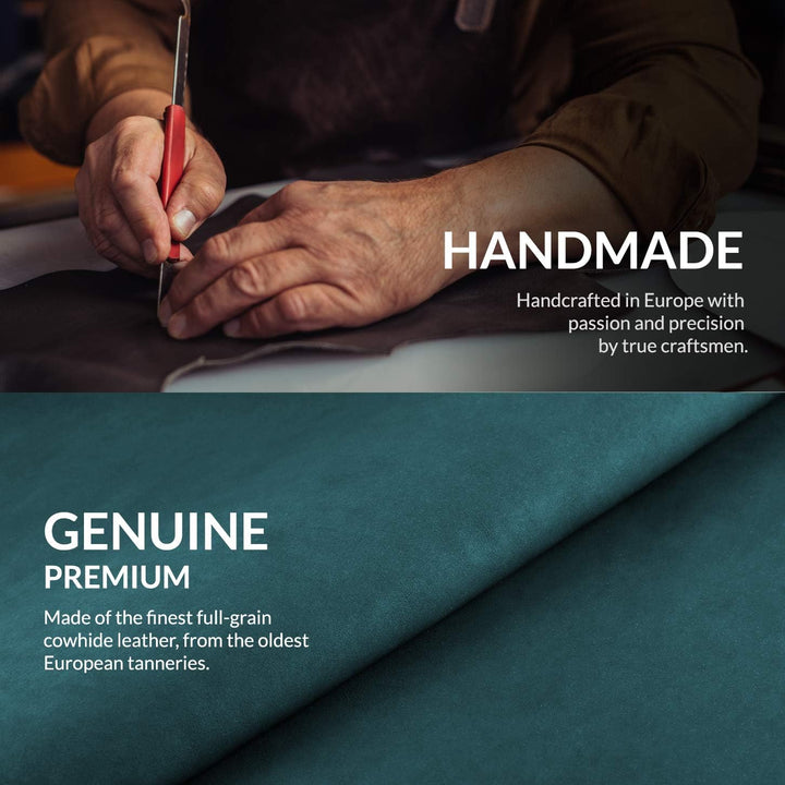 SURAZO Premium Slim Magnet Handyhülle für Samsung Galaxy S23 Ultra Hülle Leder – Echtleder Schutzhül
