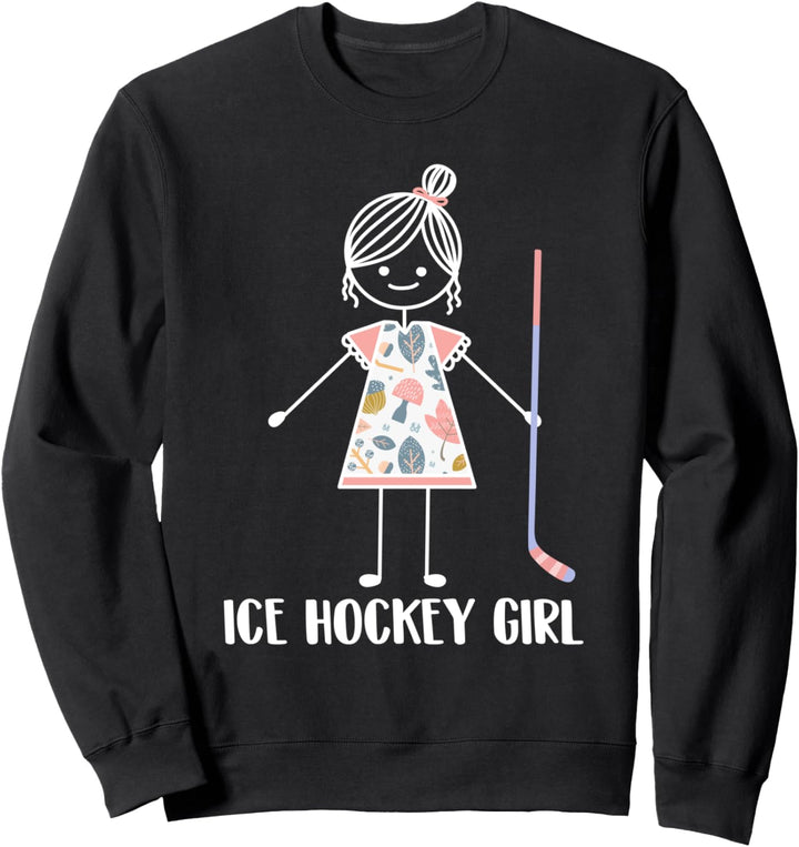 Eishockey Mädchen - Wintersport Team Ice Hockey Sweatshirt