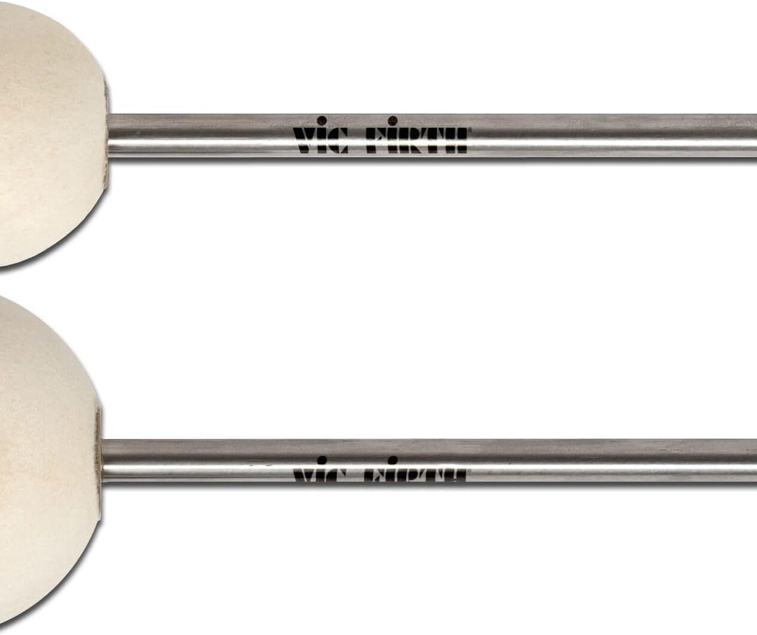 Vic Firth VicKick Bass Drum Beater - Radial - Medium-Hard Pemium Felt Head, Felt
