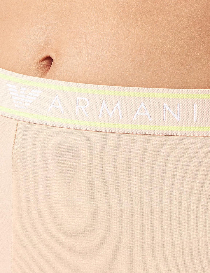 Emporio Armani Damen Iconic Logoband Leggings XS Apricot, XS Apricot