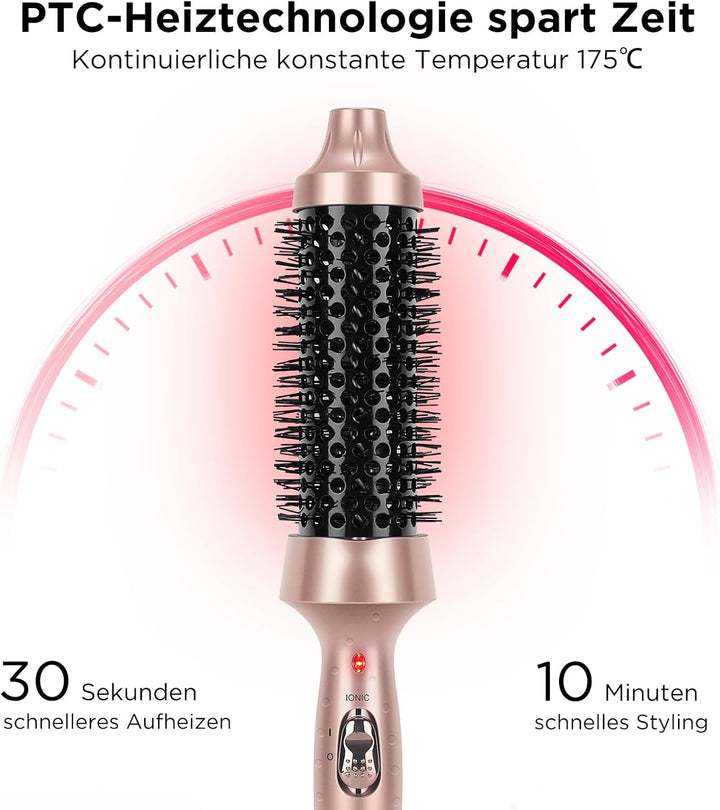 PARWIN PRO BEAUTY Thermal Brush Lockenbürste 35mm mit Heizung Keramik Turmalin Glätteisen Lockenstab