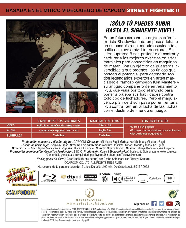 Street Fighter II: La Película - Edición Super - BD