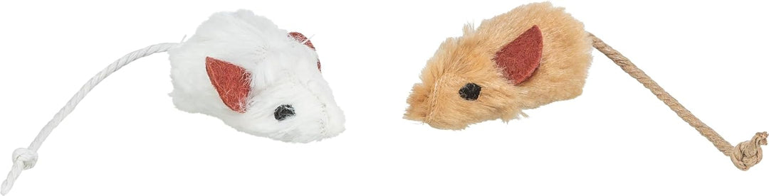 Trixie 4503 Plüschmäuse mit Catnip-Kern, 5 cm, 6 St.