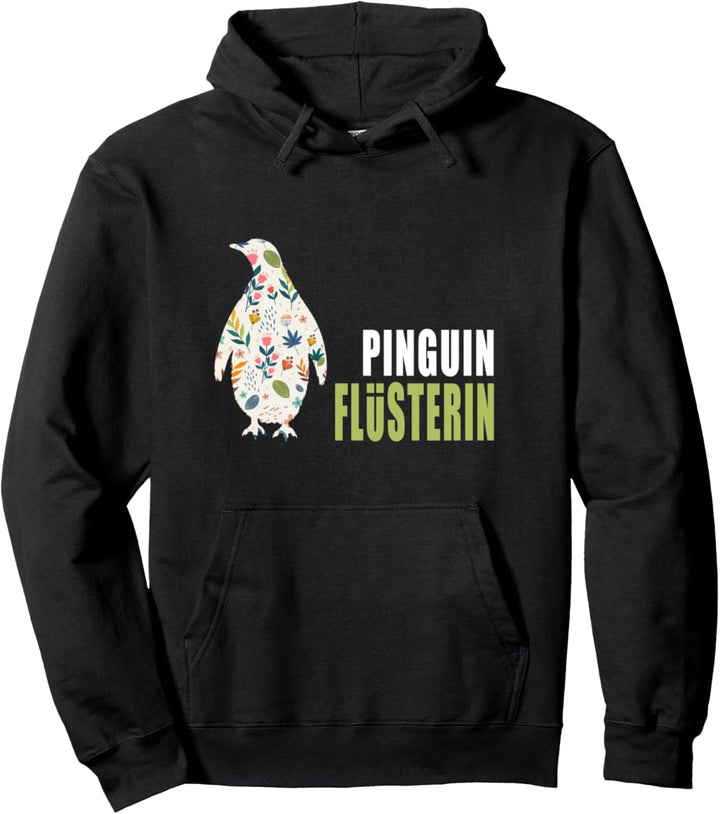 Pinguin Flüsterin Vintage Pinguin Pullover Hoodie