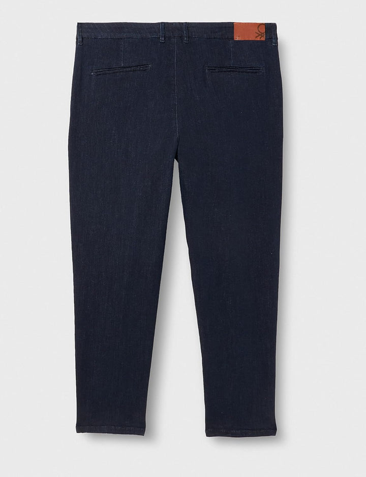 United Colors of Benetton Herren Hose 46 Dunkelblauer Denim 905, 46 Dunkelblauer Denim 905