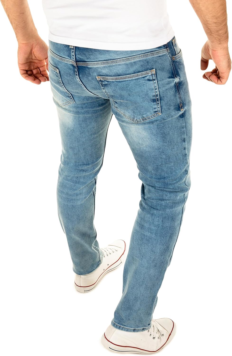 WOTEGA Herren Jeans Alistar Slim Fit 29W / 34L Blau (Flint Stone 183916), 29W / 34L Blau (Flint Ston