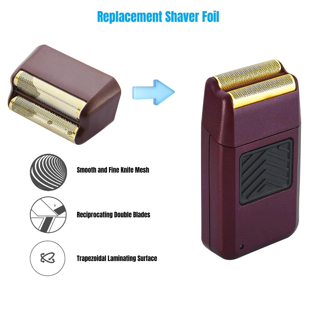 AUDOC Ersatz Rasierköpfe kompatibel mit Wahl Foil Shaver (Red/2) Rot/2, Rot/2
