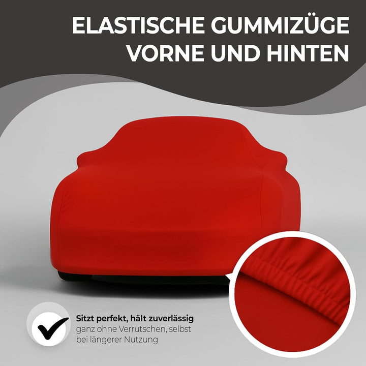 Car-e-Cover© Indoor Car Cover - Premium Autoabdeckung Perfect Stretch – Formanpassende, atmungsaktiv