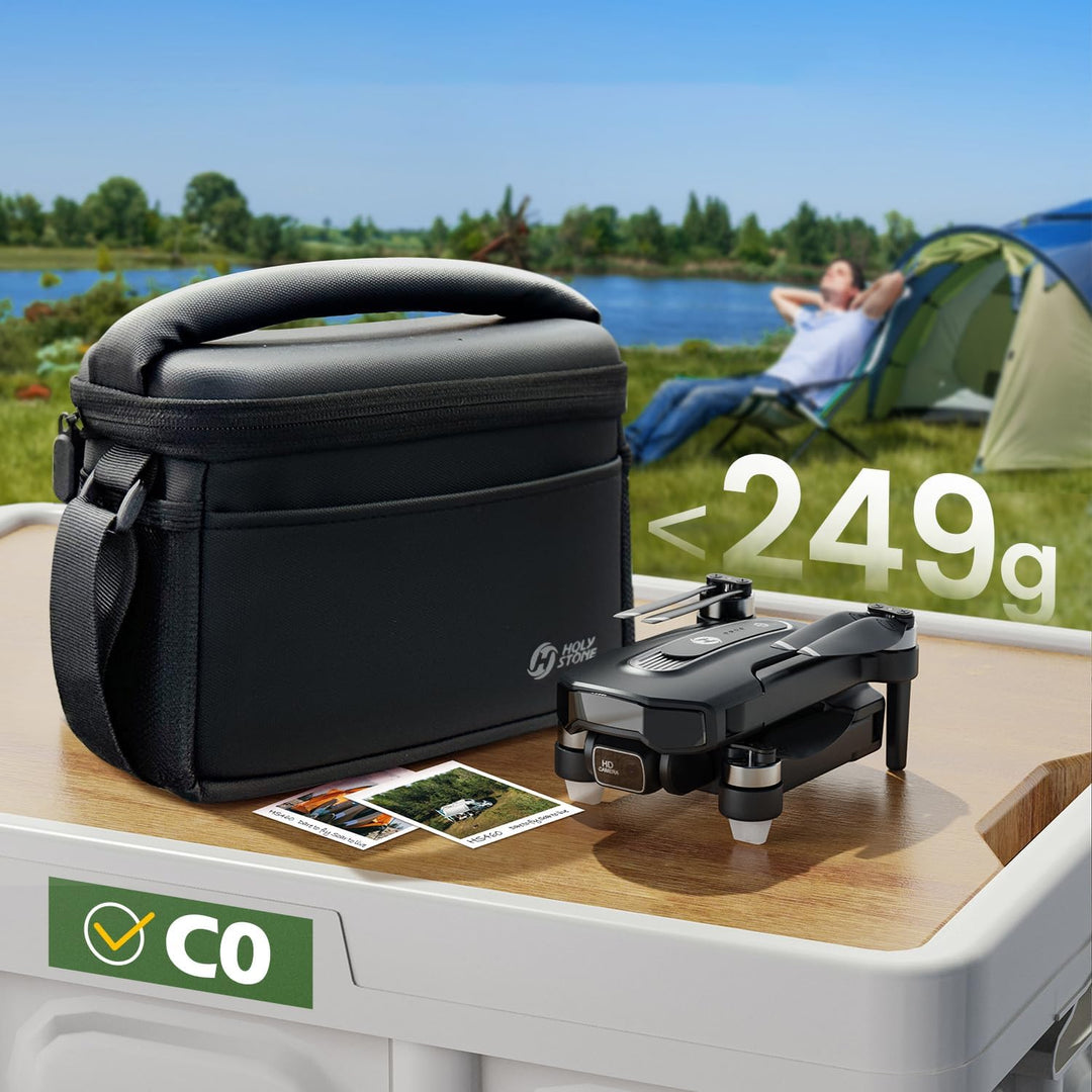 Holy Stone HS460 GPS Drohne mit Kamera 4K für Anfänger, 52 Min. Lange Flugzeit, Bürstenloser Motor,