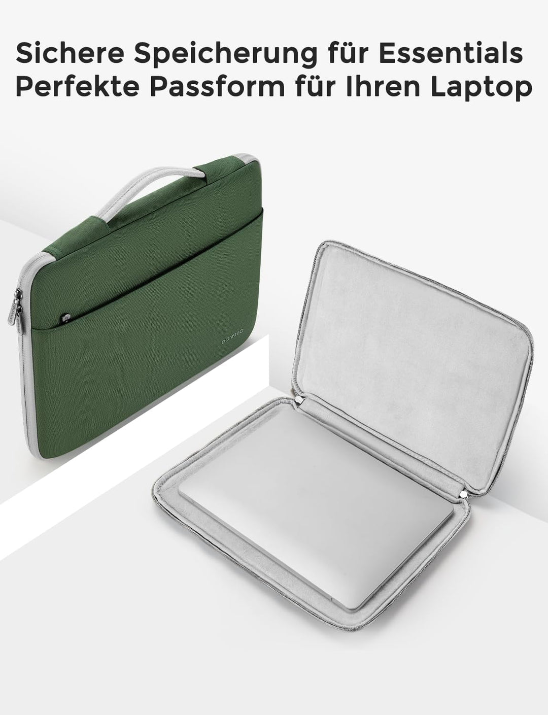 DOMISO Laptoptasche 14 zoll Laptop Hülle Tasche Kompatibel mit 15 Zoll MacBook Air M4/A3241 M3/A3114