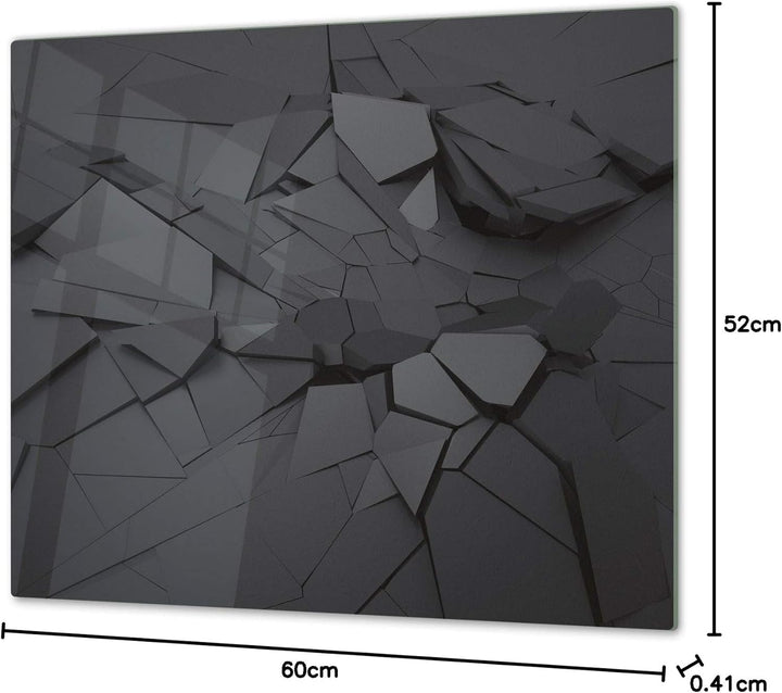 Kochplattenabdeckung Stove Cover und Schneideplatten SINGLE mit 60 x 52 cm und DOUBLE - zwei Bretter