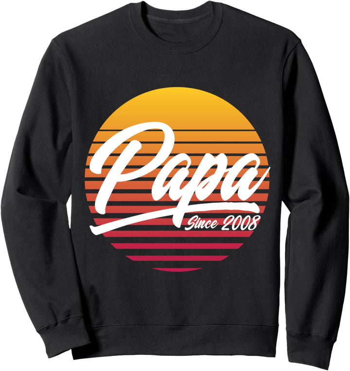 Papa seit 2008, 13. Geburtstag 13 Jahre als Papa Sweatshirt