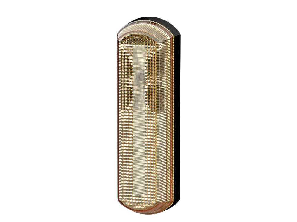 HELLA - Zusatzblinkleuchte - Shapeline Tech - LED - 24/12V - geschraubt/Anbau - Lichtscheibenfarbe:
