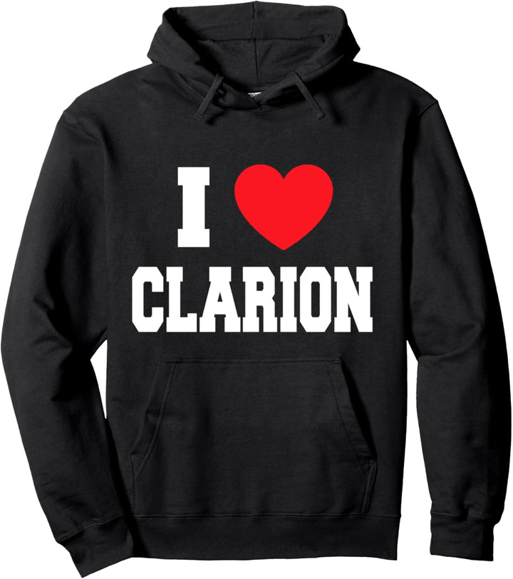 Ich liebe Clarion Pullover Hoodie