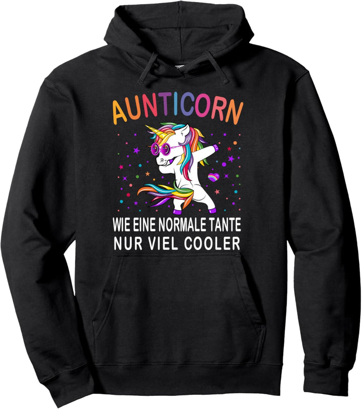 Aunticorn wie eine normale Tante nur cooler - beste Tante Pullover Hoodie