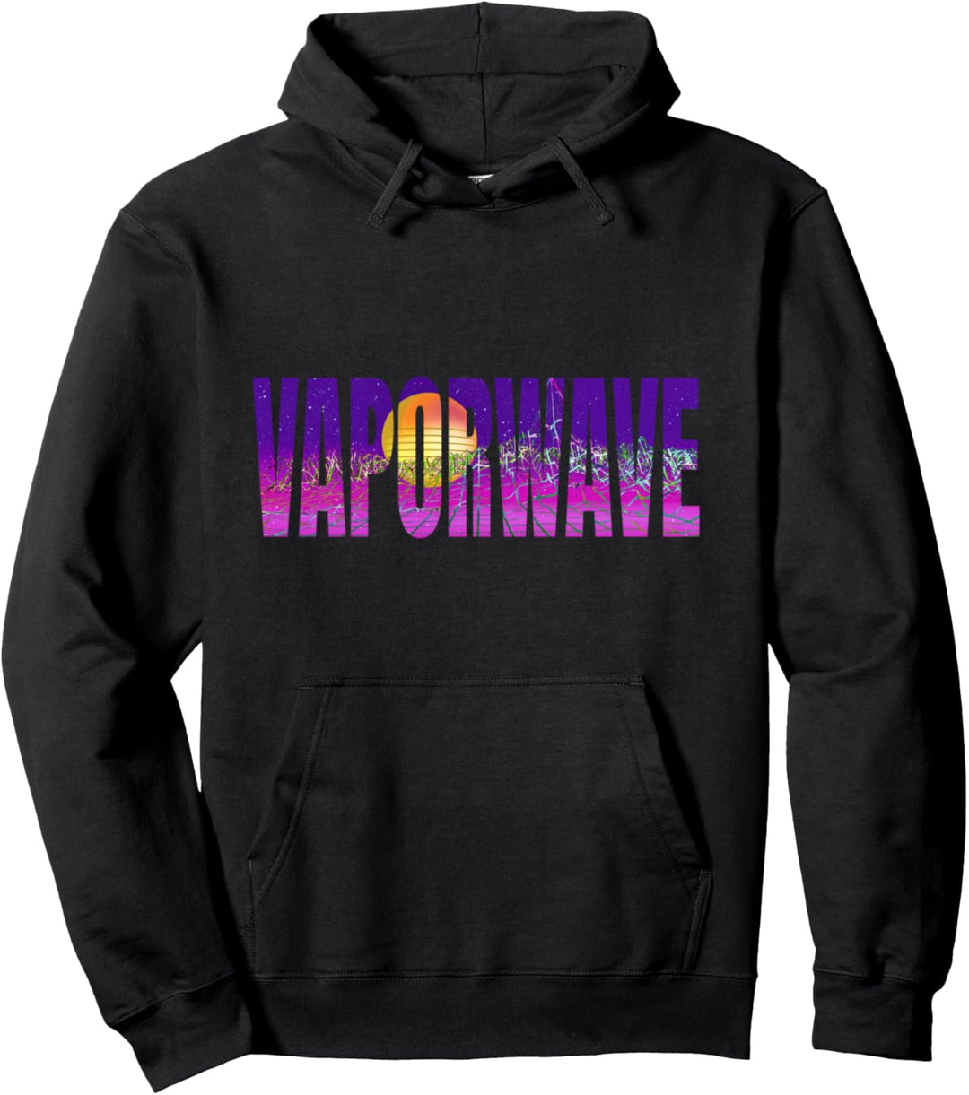 80er Jahre Vaporwave Pullover Hoodie