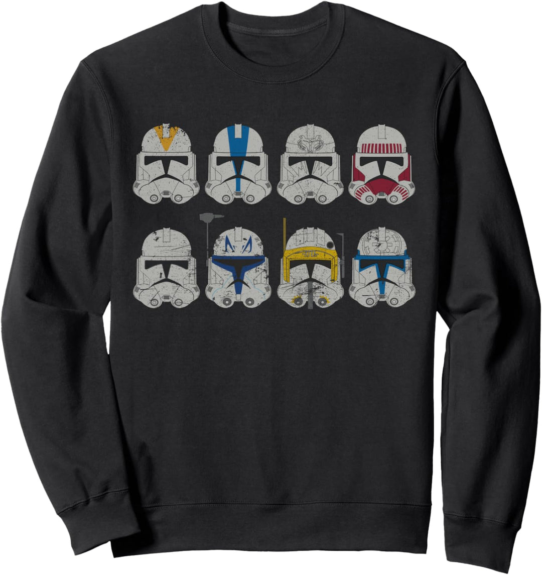 Star Wars Clone Wars Clone Troopers Helmets Sweatshirt