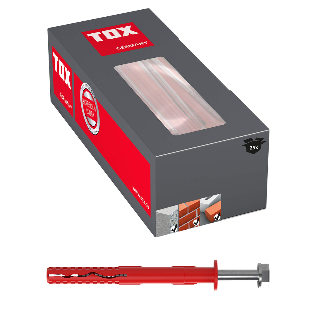 TOX Rahmendübel Fassad XL 14 x 240 mm, 25 Stück, 067101231, 14 x 240 mm