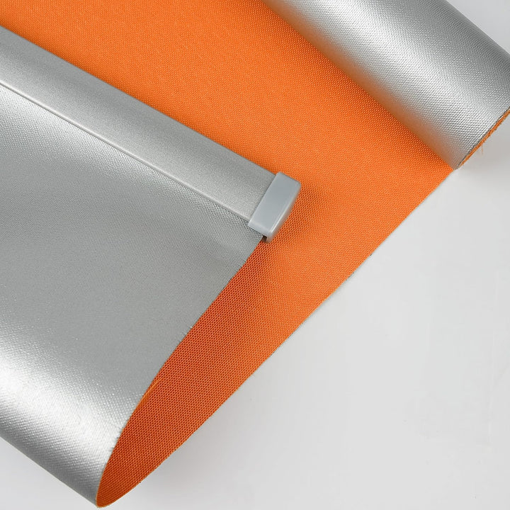 ROLLMAXXX Thermo Verdunkelungsrollo Klemmfix ohne Bohren (100 x 215 cm, Weiss) 100 x 215 cm Weiss, 1