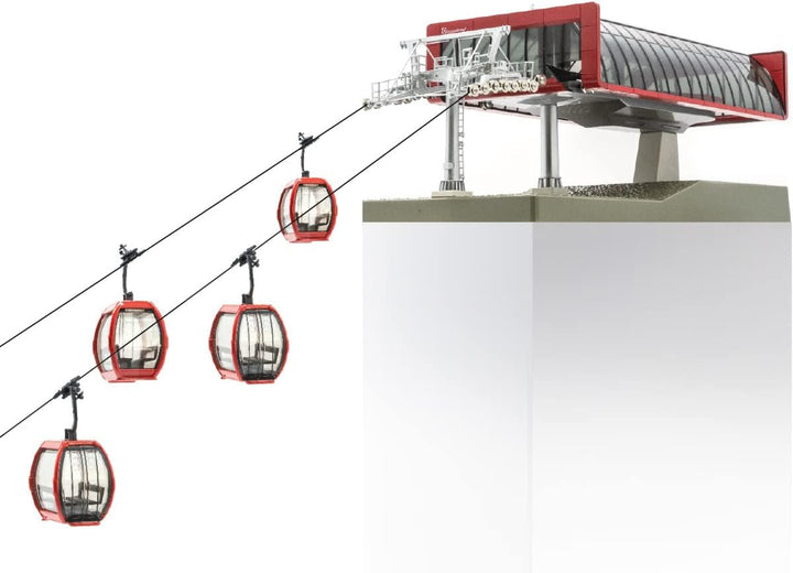 Jagerndorfer JC82496 Cable Car System Starter Set Red/Black Cars