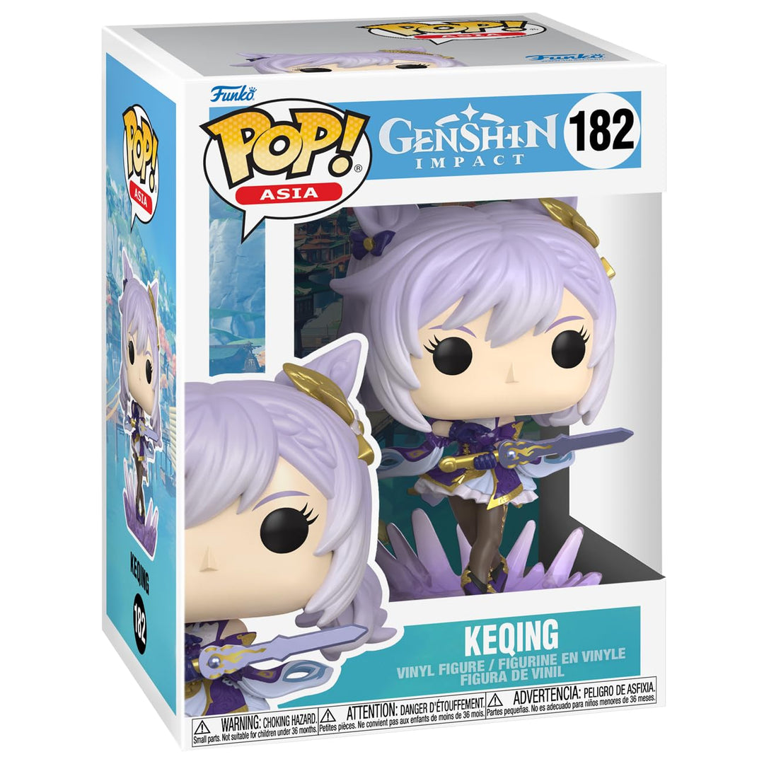 Funko Pop! Games: Genshin Impact - Keqing - Pop! Asia - Vinyl-Sammelfigur - Geschenkidee - Offiziell