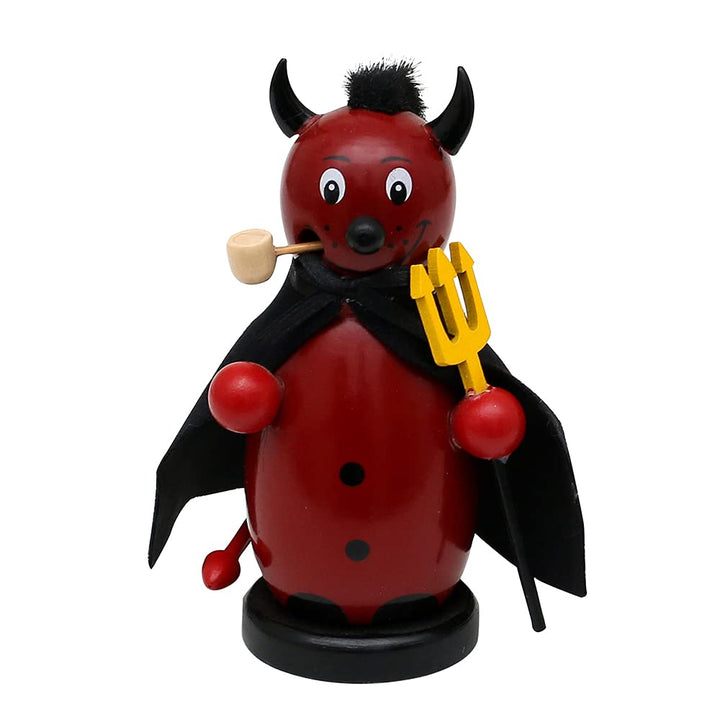 Dekohelden24 Teuflisch gut aussehende Räucherfigur, ca. 13 cm, Kleiner Teufel, Kleiner Teufel