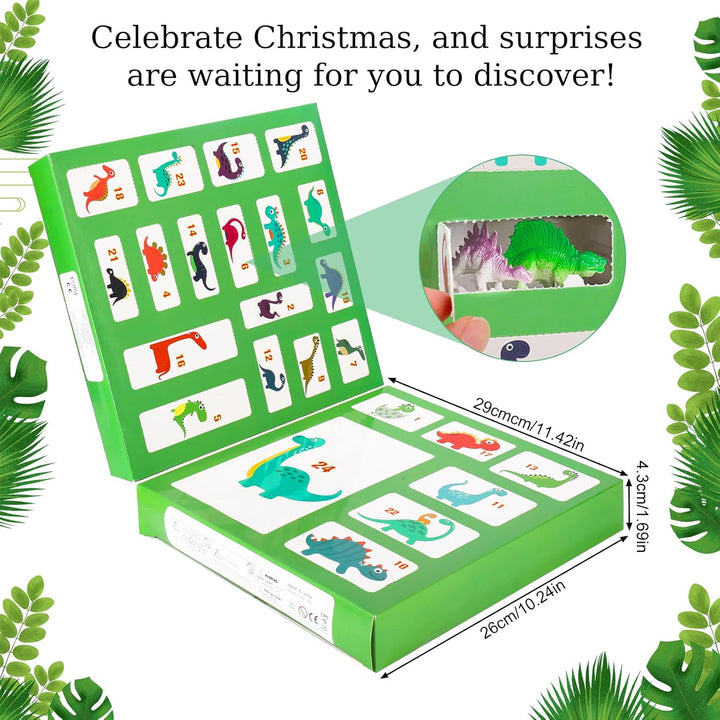 Adventskalender 2025 kinder,weihnachtskalender 2025, Dino Christmas weihnachtskalender für Kinder, D
